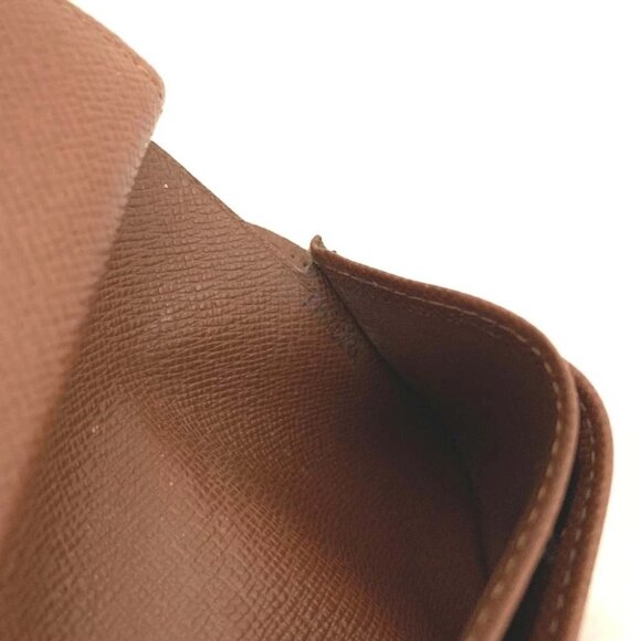 (L1) Louis Vuitton Wallet Porte Monnaie Brown Monogram - Picture 8 of 9